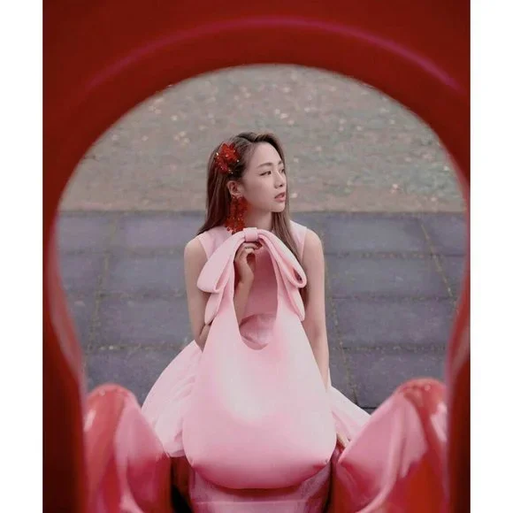 Simone Rocha X H&M Pink Bow Shopper Bag SOLD OUT - Picture 4 of 5